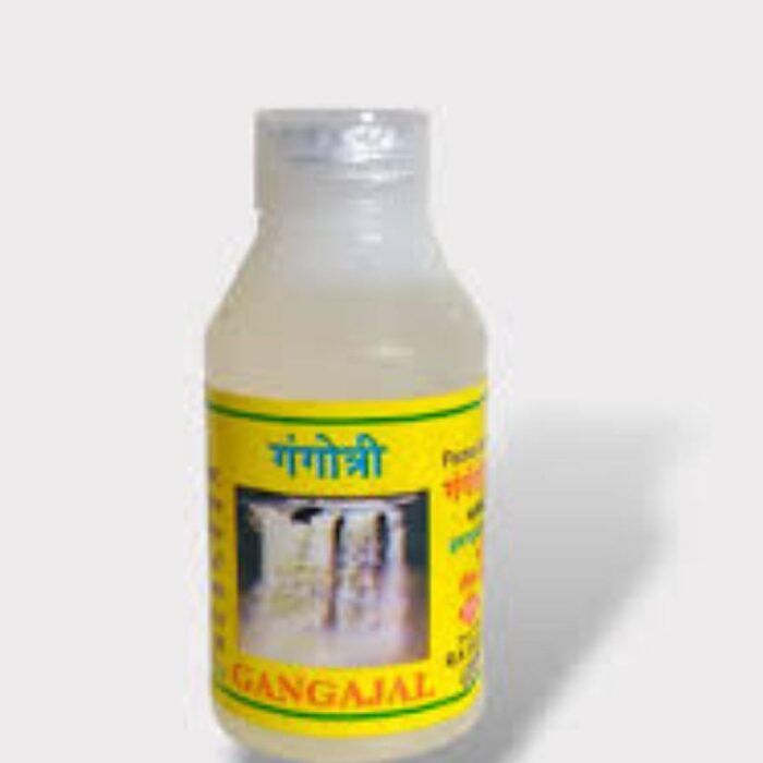 Bottle of pure rose water for puja and rituals