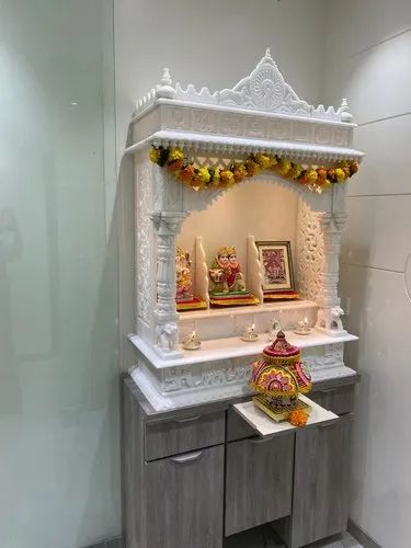 Traditional Wooden Pooja Mandir – Handmade Premium Quality Beautiful handcrafted wooden pooja temple with intricate carvings, perfect for home and office.