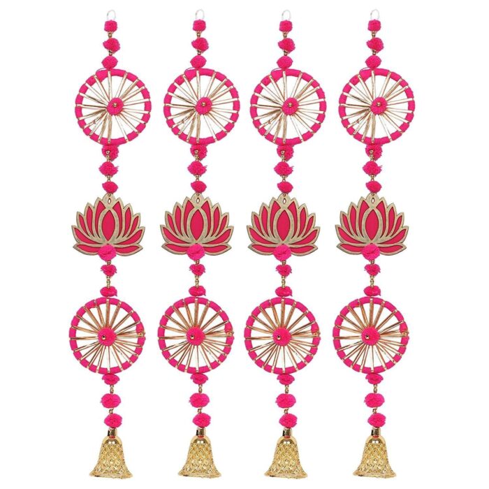 Beautiful handcrafted wooden temple with intricate carvings, ideal for home and office.