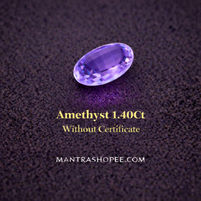 Natural Amethyst 1.40 carat violet faceted gemstone Natural Amethyst 1.40 carat violet faceted gemstone