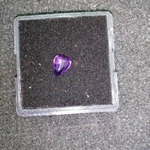 Natural Amethyst 1.15 CT semi-precious gemstone deep purple for jewelry and meditation