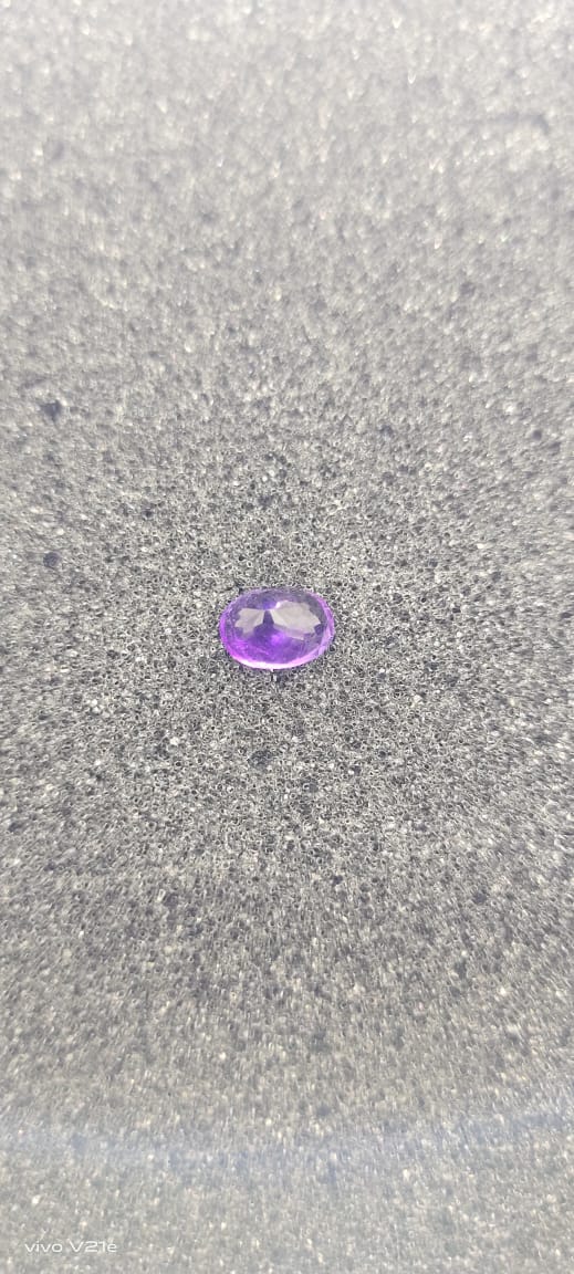 High quality natural amethyst 1.55 carat purple gemstone ideal for jewelry and healing purposes High quality natural amethyst 1.55 carat purple gemstone ideal for jewelry and healing purposes