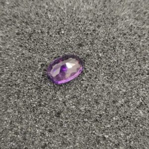 High quality natural amethyst 1.75 carat purple gemstone ideal for jewelry and healing use
