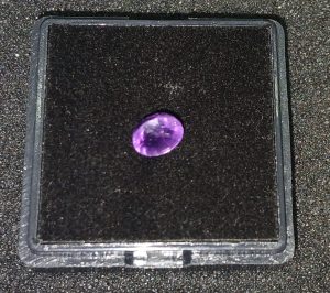 Natural Amethyst 1.60 CT violet quartz gemstone, eye-clean, perfect for jewelry, meditation, and healing. Without certificate