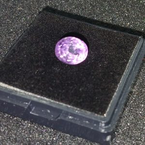 Natural Amethyst gemstone 3.35 CT, deep violet color, eye-clean clarity, non-certified, ideal for jewelry and spiritual energy