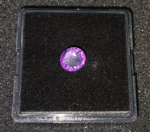 High quality 2.10 carat natural amethyst gemstone with rich purple color for jewelry and healing use