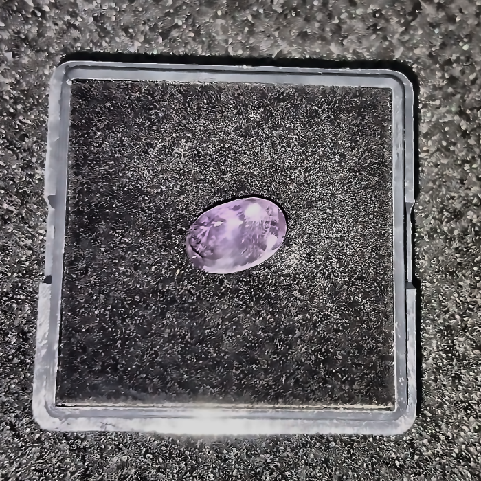 Amethyst 1.35 CT Natural Purple Semi-Precious Gemstone Natural Amethyst 1.35 CT purple gemstone for jewelry and healing