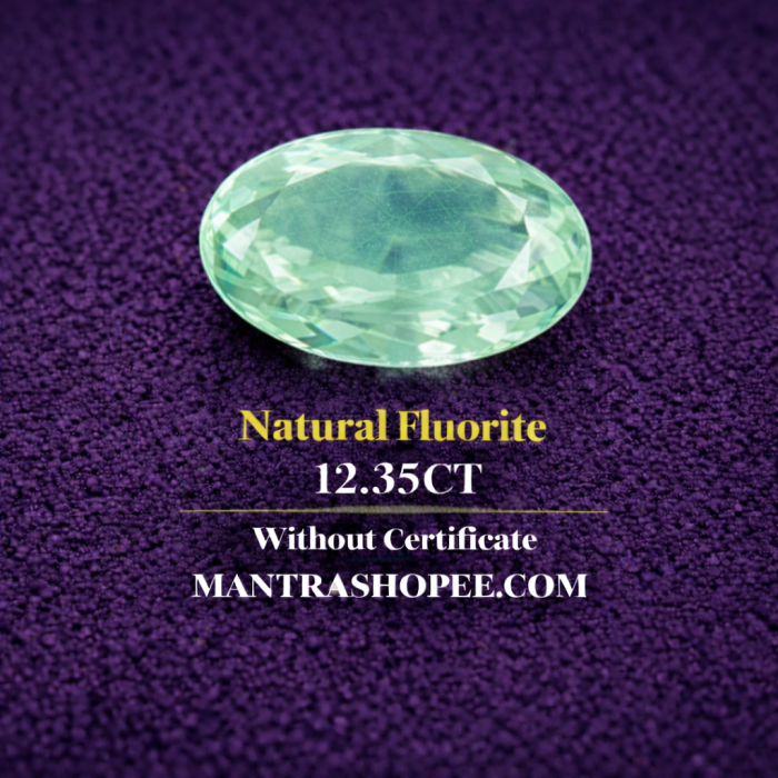 Natural Fluorite 12.35 CT polished gemstone for jewelry, healing, and energy balance Natural Fluorite 12.35 CT polished gemstone for jewelry, healing, and energy balance
